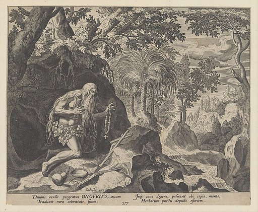 Onofrius, from "Solitudo Sive Vitae Patrum Eremicolarum"