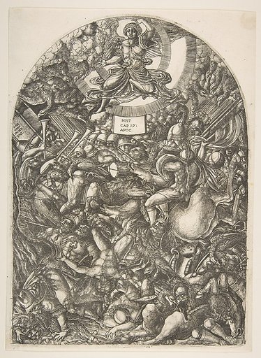 The Angel in the Sun calling the Birds of Prey, from the Apocalypse