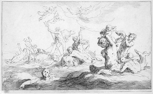 The Realm of Neptune, from "Drawing Book"
