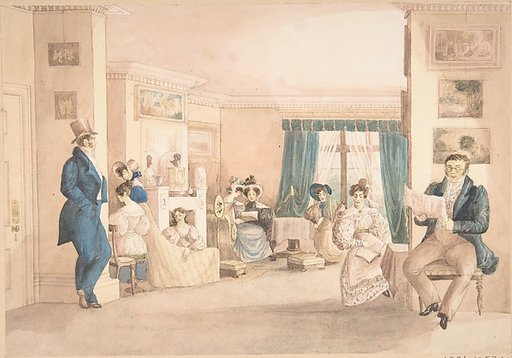 An interior at Hatton, Warwickshire
