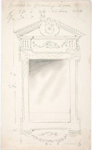 Design for a Drawing Room Mirror, for 11 Princes Gate, London
