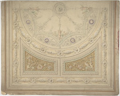 Ceiling Design, Half of a Circle