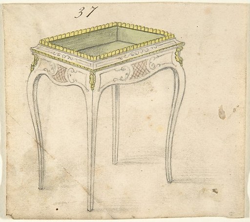 Design for a Small Hollow-topped Table