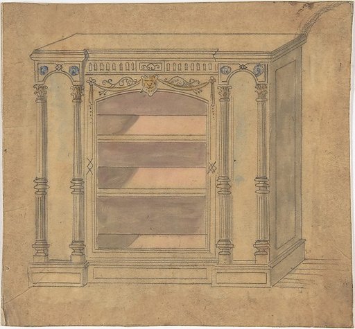 Cabinet Design with Central Shelves