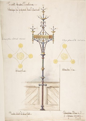 Designs for Nave Standards, St. Jude's Southsea