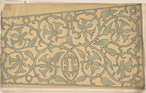 Panel of Ornament, possibly Metalwork