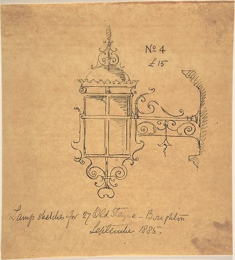 Lamp Design for 27 Old Steyne, Brighton