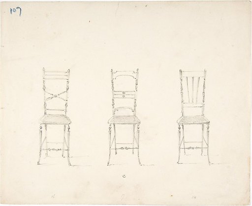 Design for Three Slender Chairs