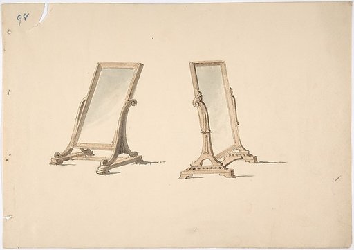 Design for Two Plain Tabletop Mirrors