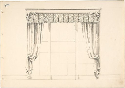 Design for Fringed Curtains