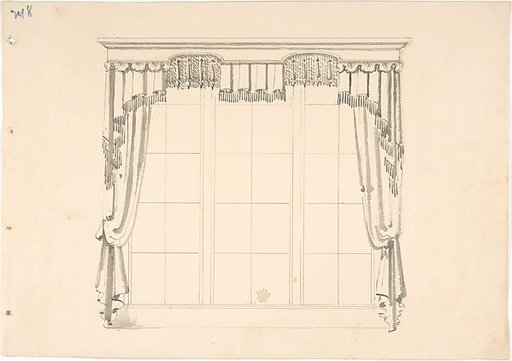 Design for Fringed Curtains