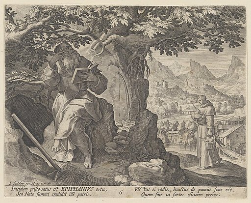Epiphanius, from "Sylvae Sacrae Monumenta...Anachoretarum"
