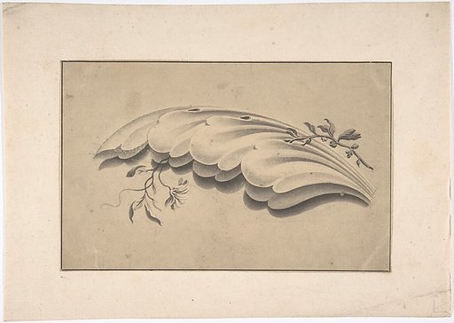 Acanthus Leaf and Flowering Vine Ornament