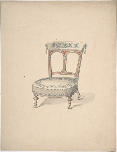 Design for a Low Chair on Casters
