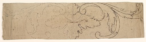 Desing for a Foliate Vignette, from the so-called Scrapbook of Gideon Saint
