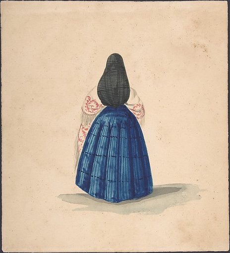 A Standing Woman Seen from the Back