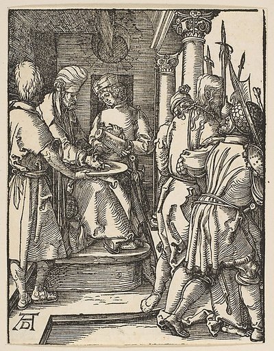 Pilate Washing His Hands, from "The Small Passion"