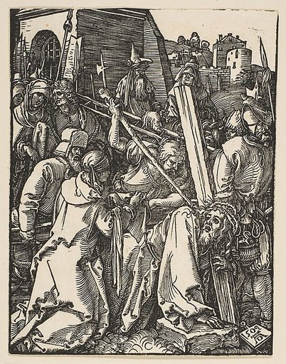 Chist Carrying the Cross, from "The Small Passion"