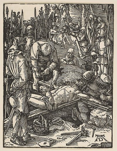 Christ Nailed to the Cross, from "The Small Passion"