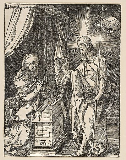Christ Appearing to His Mother, from "The Small Passion"