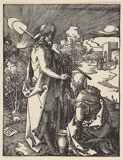 Christ Appearing to Mary Magdalen, from "The Small Passion"
