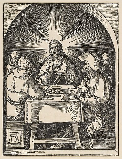 Christ in Emmaus, from "The Small Passion"