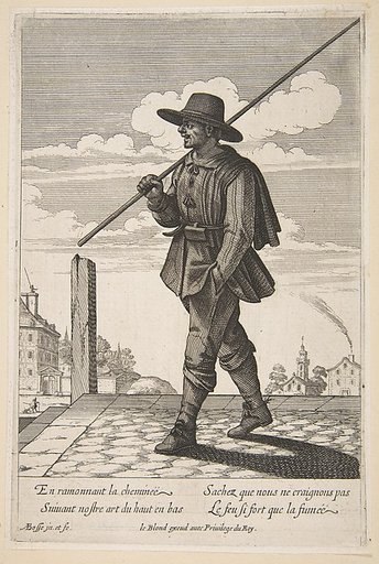 The Chimney Sweep, plate 6 from "Cries of Paris" (Les Cris de Paris)