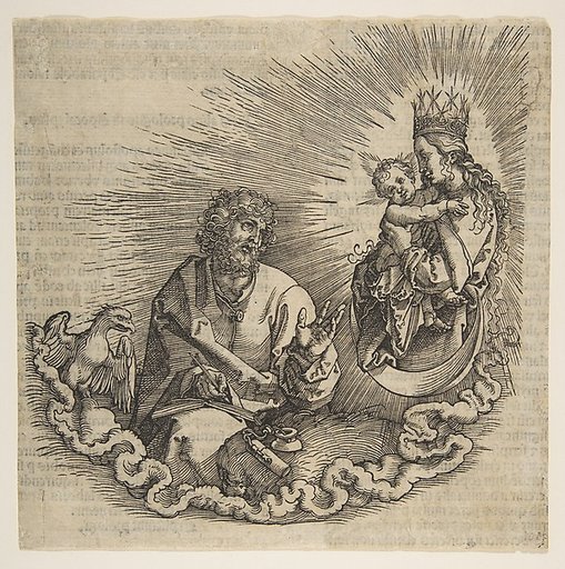 The Virgin Appearing to Saint John, frontispiece to "The Apocalypse"