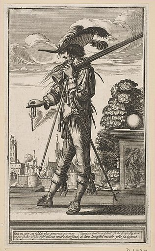 A Soldier on Duty, from "The French Guards" (Les Gardes Françaises)