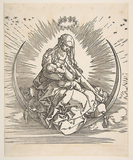 The Madonna on the Crescent, Frontispiece to "The Life of the Virgin"