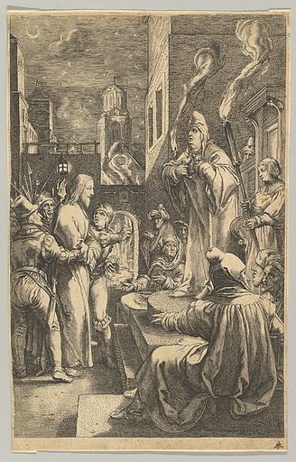 Christ before Caiaphas, from "The Passion of Christ"