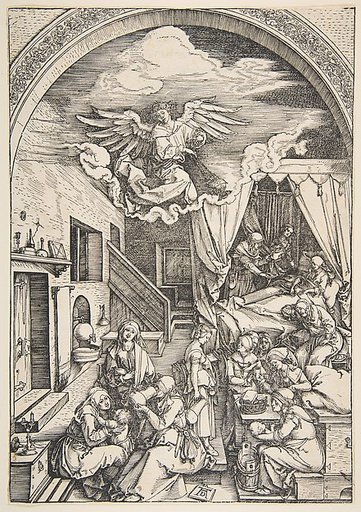 The Birth of the Virgin, from "The Life of the Virgin"