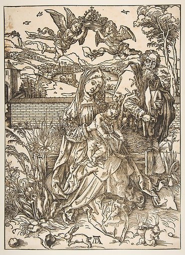 The Holy Family with the Three Hares