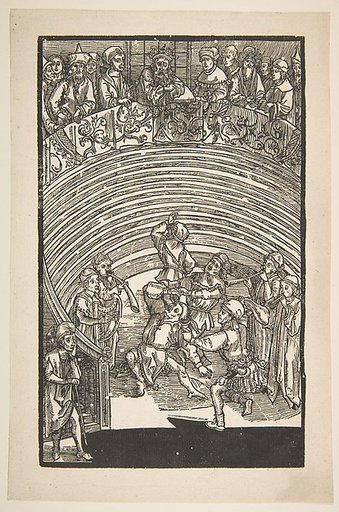 Illustration from "The Comedie of Terence", 19th century reprint