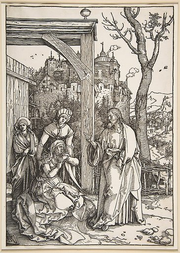 Christ Taking Leave of His Mother, from "The Life of the Virgin"