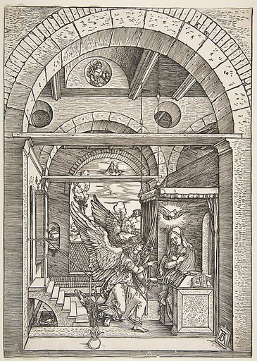 The Annunciation, from "The Life of the Virgin"