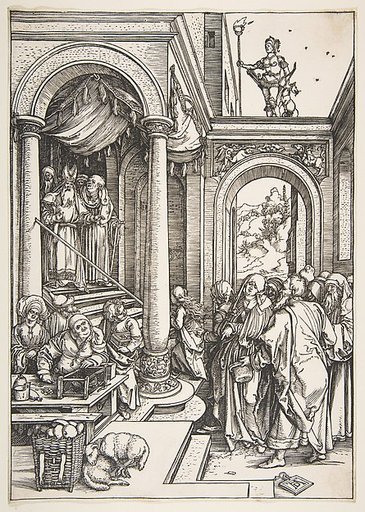 The Presentation of the Virgin in the Temple, from "The Life of the Virgin"