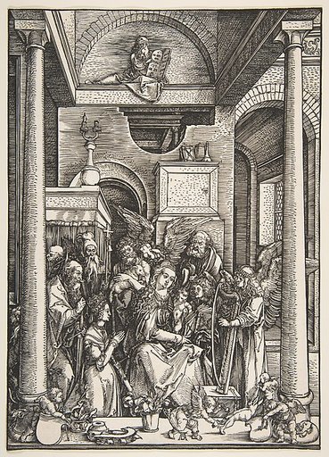 The Glorification of  the Virgin, from "The Life of the Virgin"