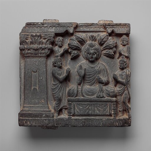 Buddha and Worshippers