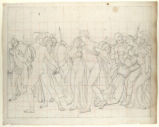 Composition Study for "Castor and Pollux Freeing Helen"