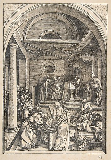 Christ among the Doctors, from "The Life of the Virgin"