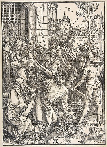 The Bearing of the Cross, from "The Large Passion"