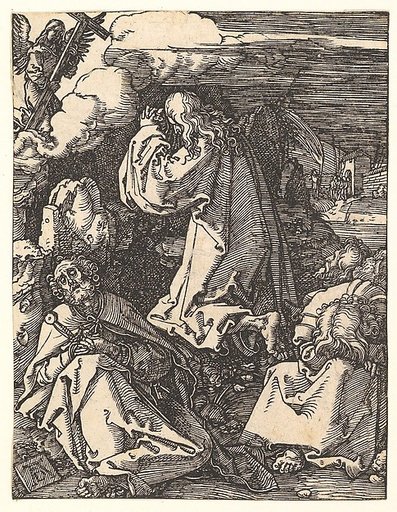 Christ on the Mount of Olives, from "The Small Passion"