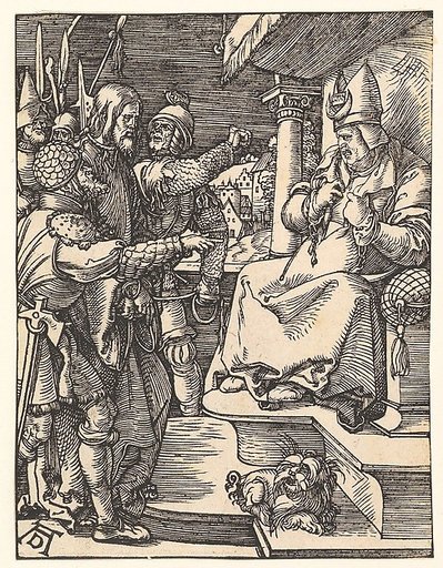 Christ Before Caiaphas, from "The Small Passion"