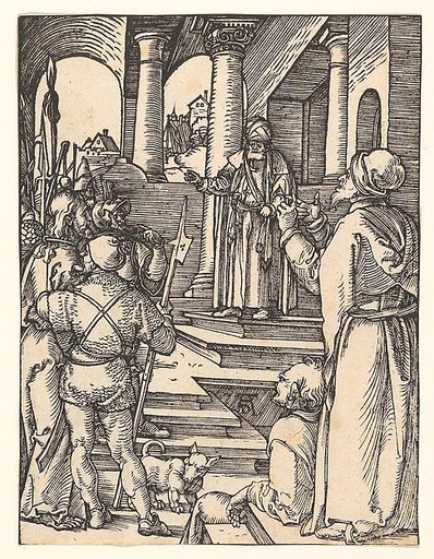 Christ Before Pilate, from "The Small Passion"