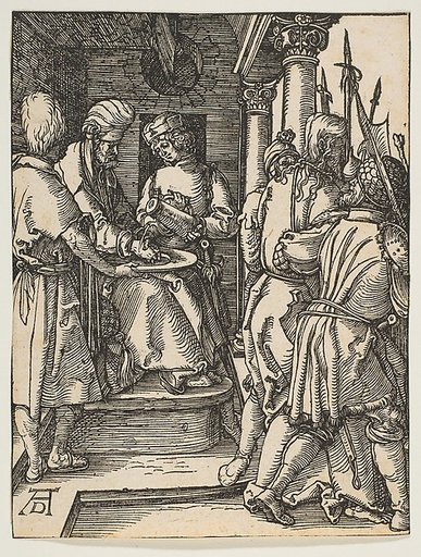 Pilate Washing His Hands, from "The Small Passion"
