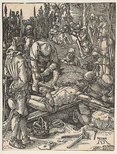 Christ Nailed to the Cross, from "The Small Passion"