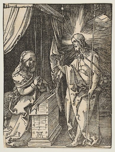 Christ Appearing to His Mother, from "The Small Passion"
