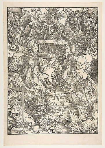 The Seven Angels with the Trumpet, from "The Apocalypse"