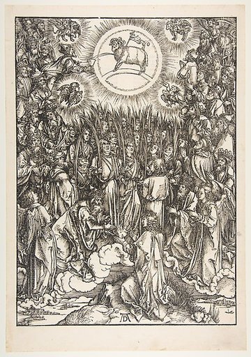 The Adoration of the Lamb, from "The Apocalypse"